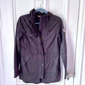 Women’s Gray They North Face Zip /Snap Jacket Small